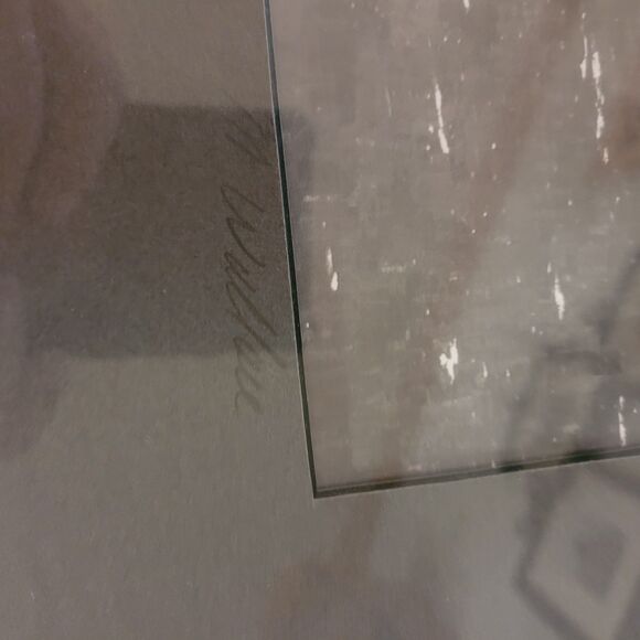 Signed M Wallace Black/white Photo Print Black Matte Cabin/water/outdoors... - Picture 5 of 5